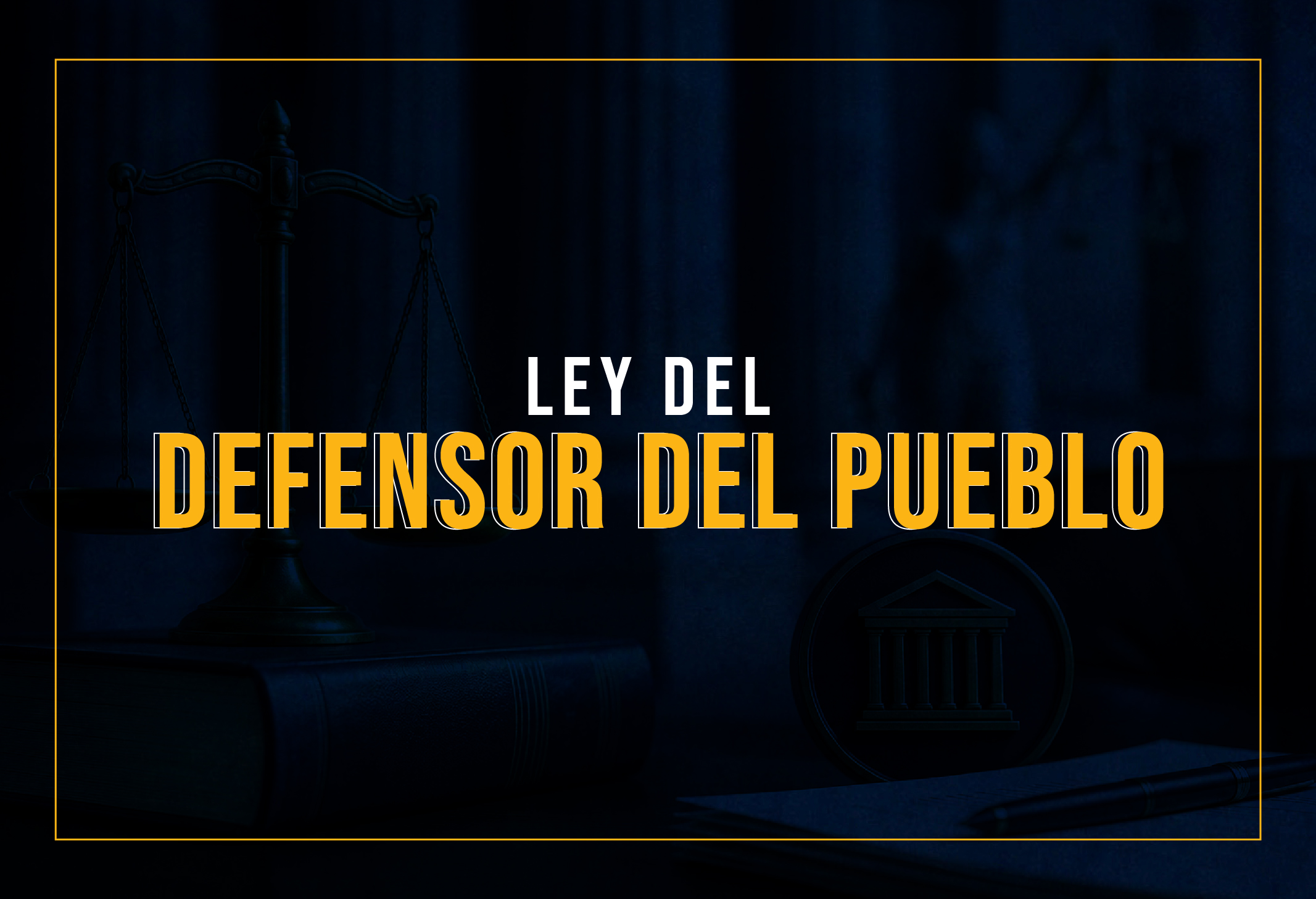Ley defensor del pueblo